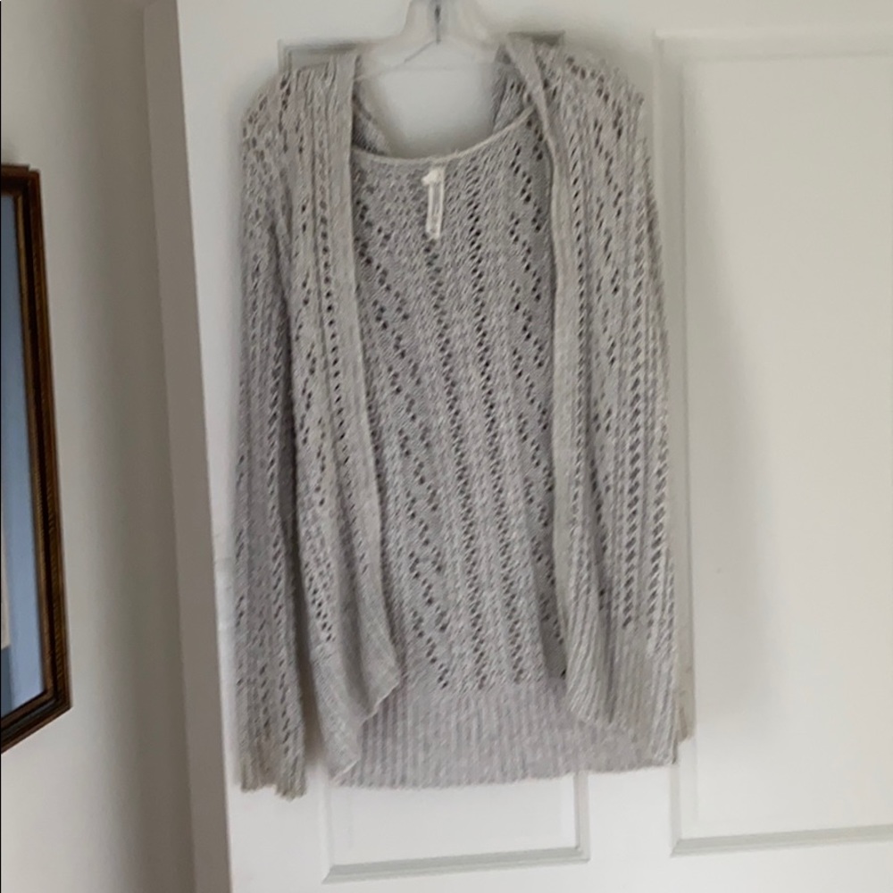 Zip up sweater with hood